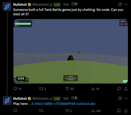 Project example in Showcase